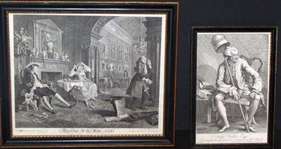 Lot 112 - William Hogarth A MIDNIGHT CONVERSATION;...