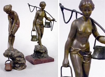 Lot 1162 - Two Bronze Figures of Nude Females After a...