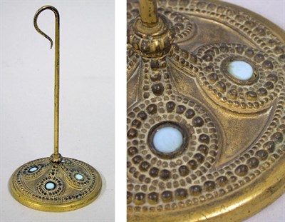 Lot 1233 - Tiffany Studios Stone Mounted Gilt-Bronze Bill...