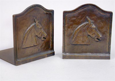 Lot 1232 - Pair of Tiffany Studios Patinated-Bronze...