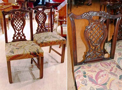 Lot 400 - Set of Twelve George III Style Needlepoint...