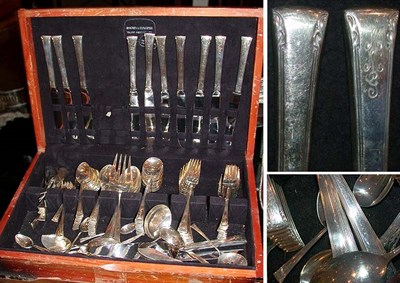 Lot 363 - International Sterling Silver Flatware Service...