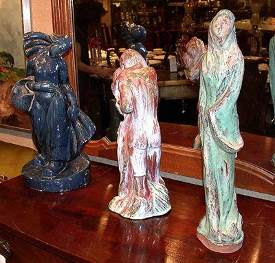 Lot 283 - Group of Three Pottery Figures