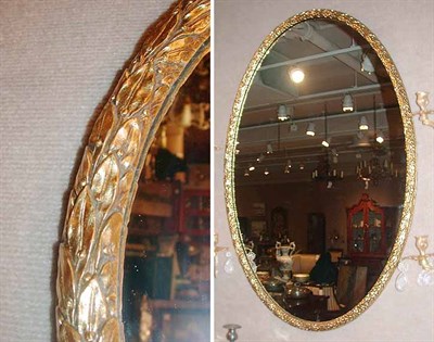 Lot 328 - Gilt Decorated Mirror