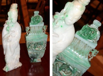 Lot 401 - Two Jadeite Articles