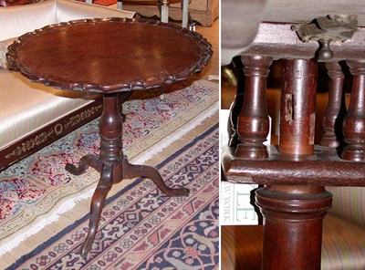 Lot 385 - Georgian Style Mahogany Tilt-Top Piecrust Table