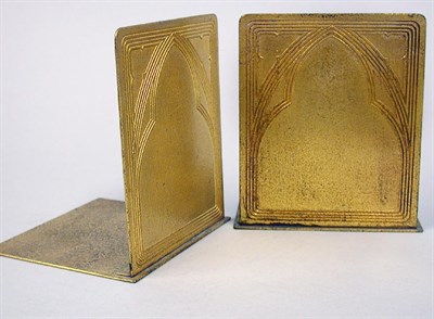 Lot 1191 - Pair of Tiffany Studios Gilt-Bronze Bookends...