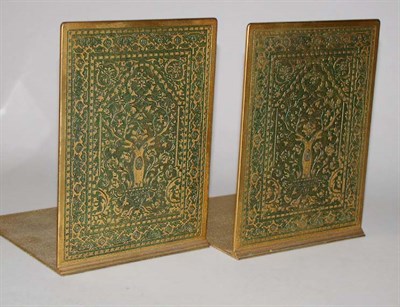 Lot 1221 - Pair of Tiffany Studios Gilt-Bronze Bookends...
