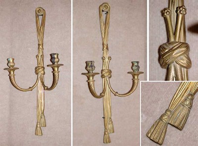 Lot 392 - Pair of Neoclassical Style Gilt-Metal...