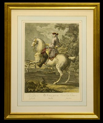 Lot 60 - Johann E. Ridinger [EQUESTRIAN SCENES] Two...