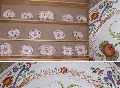 Lot 102 - Set of Continental Faience Plates and Platters...