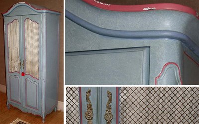 Lot 99 - Louis XV Style Painted Armoire
