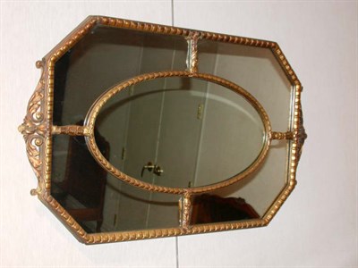 Lot 154 - Louis XV Style Gilt Decorated Mirror