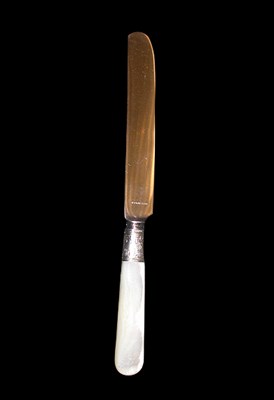 Lot 306 - Group of Mother-of-Pearl Handled Flatware