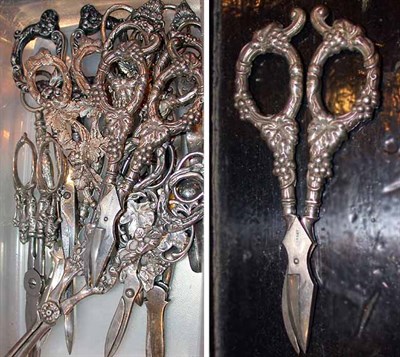 Lot 310A - Miscellaneous Group of Silver Plated Grape Shears