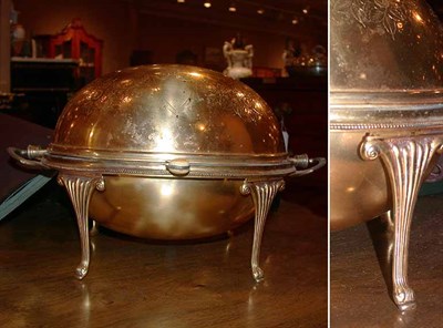 Lot 318 - Group of Silver Plated and Gilt Breakfast Servers