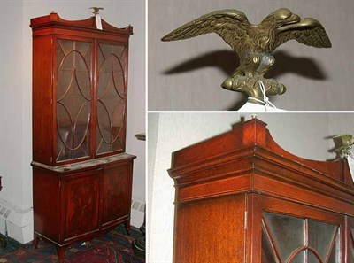 Lot 203 - Federal Style Mahogany Bookcase