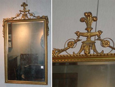 Lot 204 - Louis XV Style Gilt Decorated Mirror