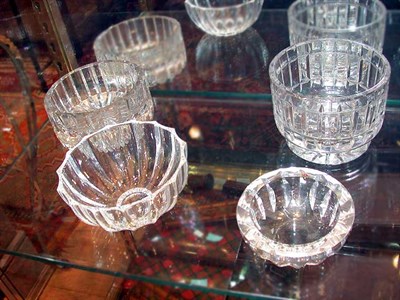 Lot 210 - Group of Eight Colorless Glass Articles...
