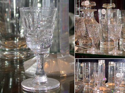 Lot 344 - Group of Colorless Glass Articles Retailed by...