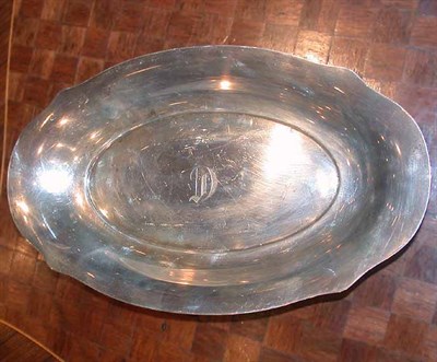 Lot 296 - Group of Three Sterling Silver Bread Trays...