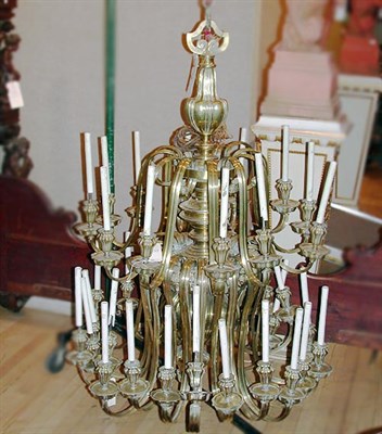 Lot 409 - Georgian Style Bronze Thirty-Six Light...