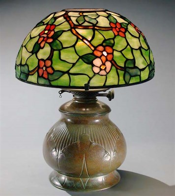 Lot 1194 - Tiffany Studios Leaded Favrile Glass and...