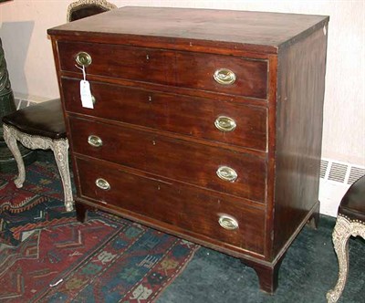 Lot 445 - Federal Mahogany Chest of Drawers