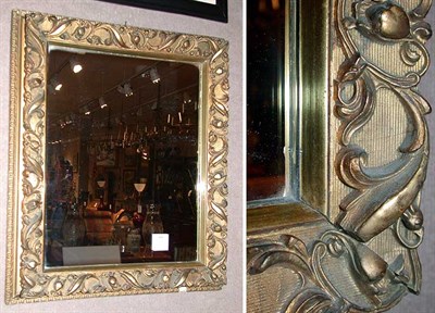 Lot 465 - Louis XVI Style Gilt Decorated Mirror