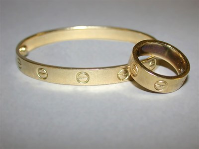 Lot 207 - Love Bracelet and Ring