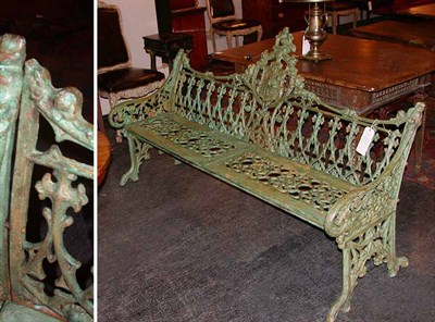 Lot 199A - Cast Iron Bench