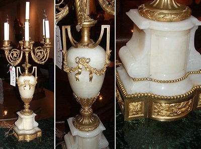 Lot 484 - Louis XV Style Gilt-Bronze and Marble...