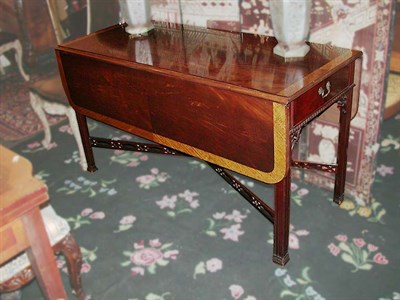 Lot 455A - George III Style Mahogany Drop-Leaf Table