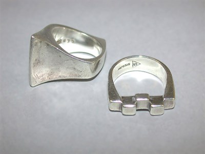 Lot 96 - Two Silver Rings