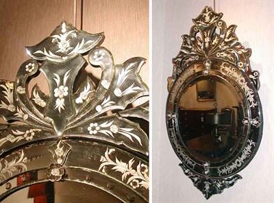 Lot 480A - Venetian Style Mirror Framed Mirror