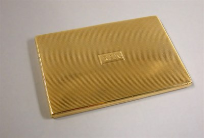 Lot 493 - Gold Cigarette Case
