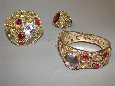 Lot 358 - Group of Assorted Multicolored Stone Jewelry