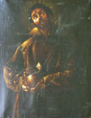 Lot 45 - Follower of Giuseppe Ribera PORTRAIT OF A...