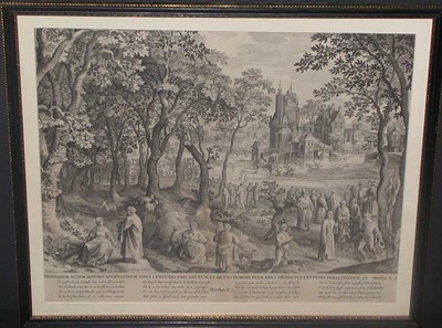Lot 111 - Claes J. Visscher INGRESSUM AUTEM JESUM...