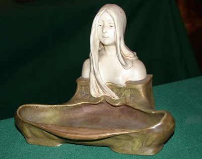 Lot 1109 - Royal Dux Art Nouveau Porcelain Dish In the...