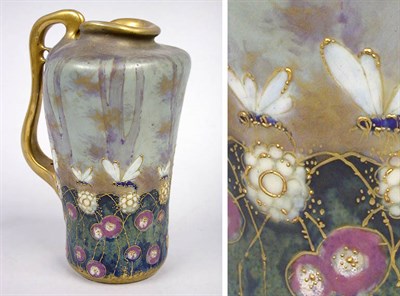 Lot 1087 - Amphora Porcelain Jug Height 7 5/8 inches.
