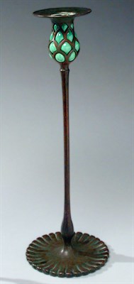 Lot 891 - Tiffany Studios Favrile Glass and Bronze...