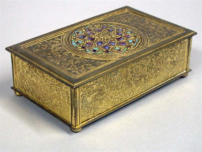 Lot 1294 - Tiffany Studios Enameled and Gilt-Bronze...