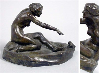 Lot 1167 - American Bronze Dish After a model by Harriet...