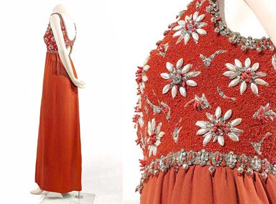 Lot 2121 - Valentino Couture Peek-A-Boo Gown Italian,...