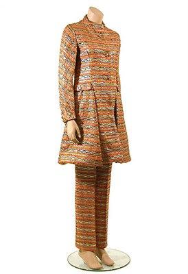 Lot 2120 - Valentino Rajah Style Pant Tailleur Italian,...