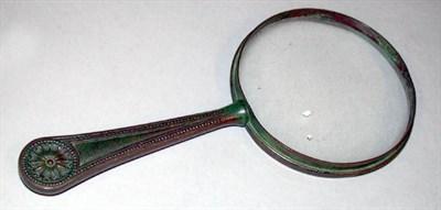 Lot 1200 - Tiffany Studios Bronze Magnifying Glass In the...