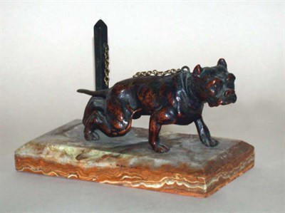 Lot 25 - Bronze Figure of a Chained Staffordshire...