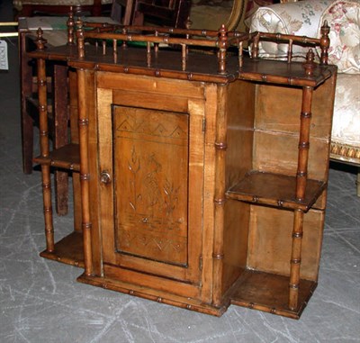 Lot 592 - Victorian Faux Bamboo and Maple Hanging...