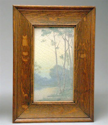 Lot 1188 - Rookwood Vellum Glaze Pottery Plaque Depicting...
